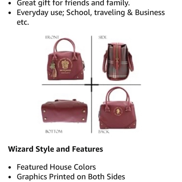 Hogwarts Yellow Satchel Bag